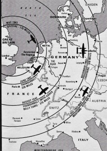 Allied Fighter Ranges in Europe WWII