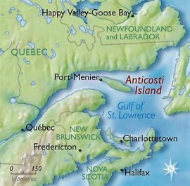 Anticosti Island and Seaports Gulf of St. Lawrence