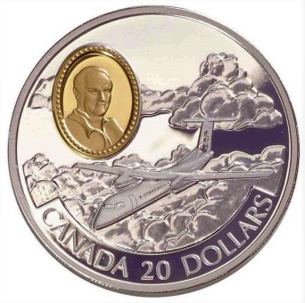 Bob Fowler on Canadian 20 Dollar Silver Coin