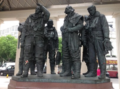 Bomber Crew - seven bronze figures