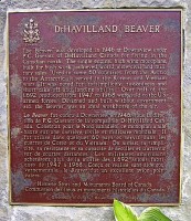 DeHavilland Beaver Plaque