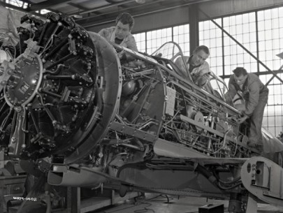 Harvard Fuselage Assembly - WWII