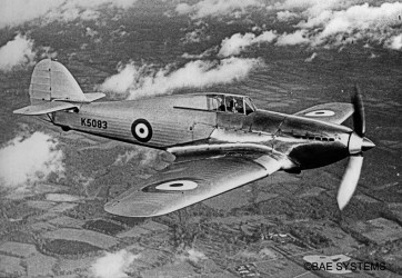 Hawker Hurricane prototype on a test flight