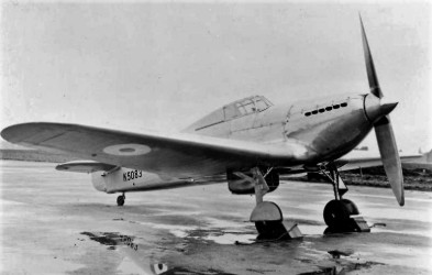 Hurricane Prototype first fighter aircraft to use the Rolls-Royce Merlin Engine