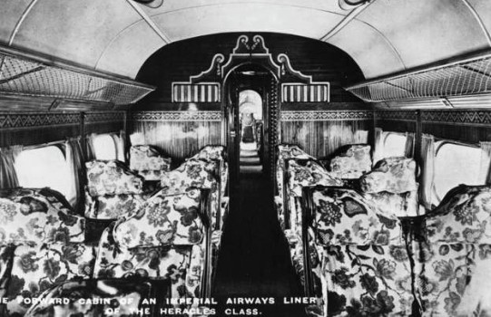 The Interior of the Handley Page HP42C, 1920s