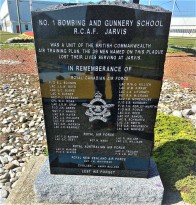 No. 1 Bombing & Gunnery School R.C.A.F. Jarvis Ontario