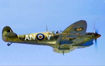 RCAF 417 Mk V Spitfire AN-V