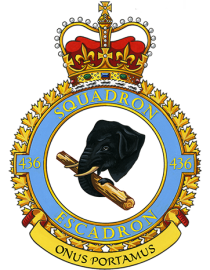 RCAF 436 Squadron Crest