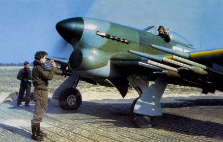 RCAF Hawker Typhoon in occupied Europe