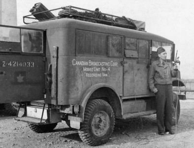 WWII CBC Mobile recording van