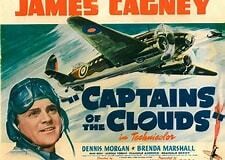 WWII Movie Poster 'Captains of the Clouds' with James Cagney