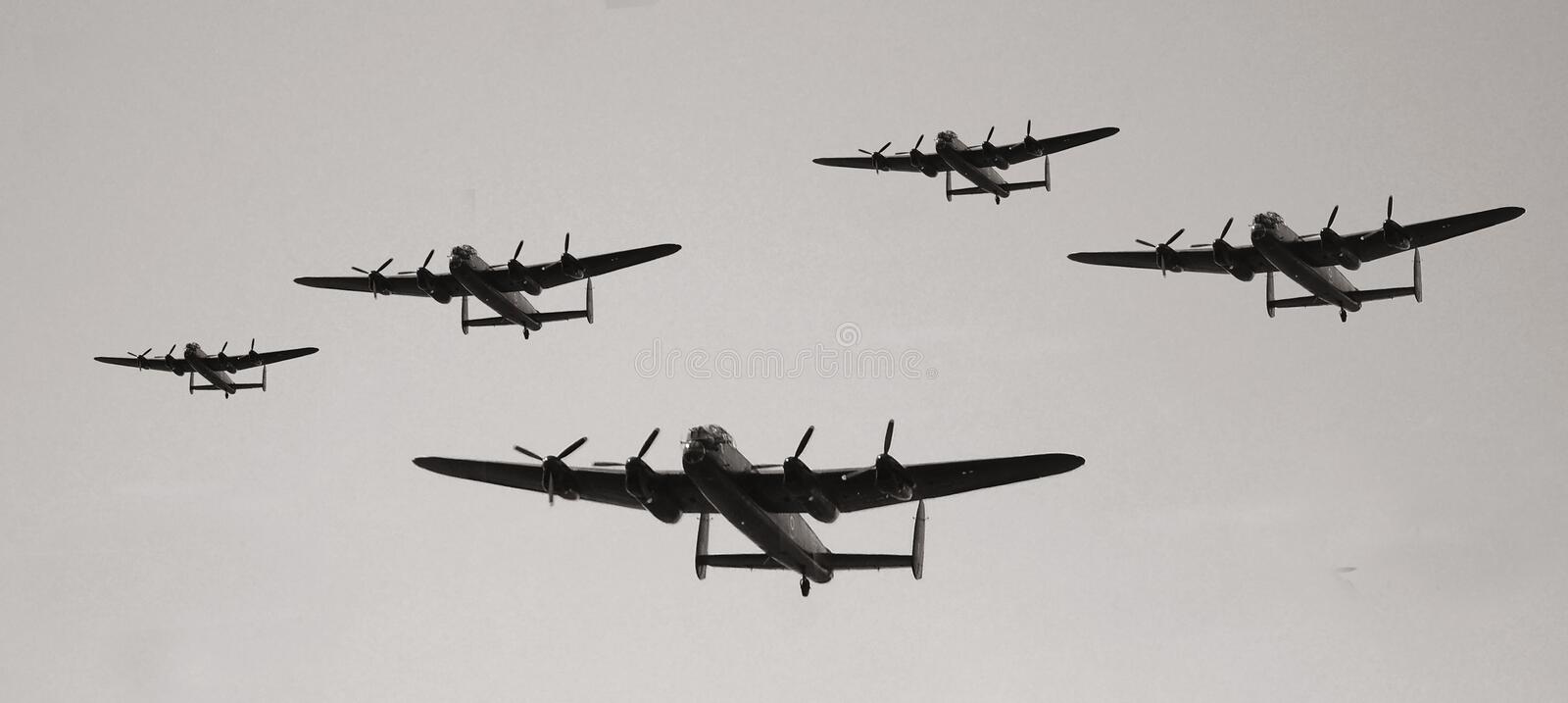 Avro Lancaster heavy bombers