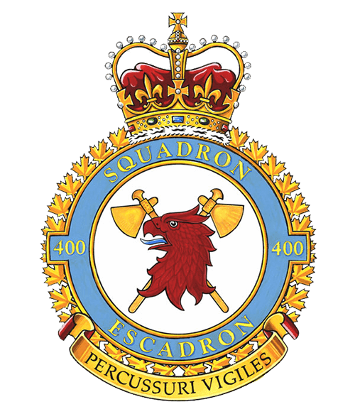 RCAF 400 Squadron crest