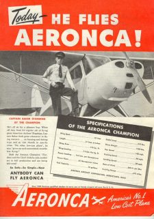 1946 Aeronca Advertisement 1946 Aeronca Advertisement