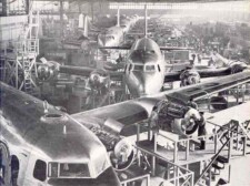 North Star Assembly Line at Canadair Ltd. Montreal 1947 North Star Assembly Line at Canadair Ltd. Montreal 1947